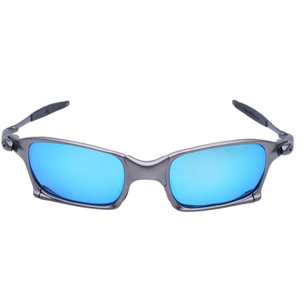 MTB Man Polarized Solglasögon Cykelglasögon UV400 Fiskesolglasögon Metall Cykelglasögon Cykling Glasögon Ridglasögon A1-1 Purple