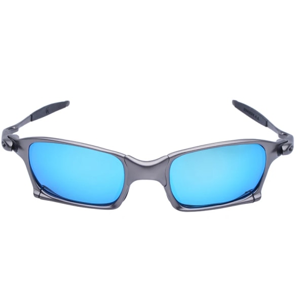MTB Man Polarized Solglasögon Cykelglasögon UV400 Fiskesolglasögon Metall Cykelglasögon Cykling Glasögon Ridglasögon A1-1 Red
