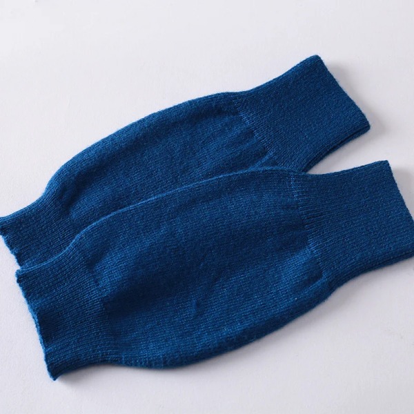 Handskar Dam Vinter Höst Ull Värme Fingerlösa Studenter Flicka Pojke Stickad Halvfinger Utan Handskar Arbete Värme Pekskärm 20 dark blue
