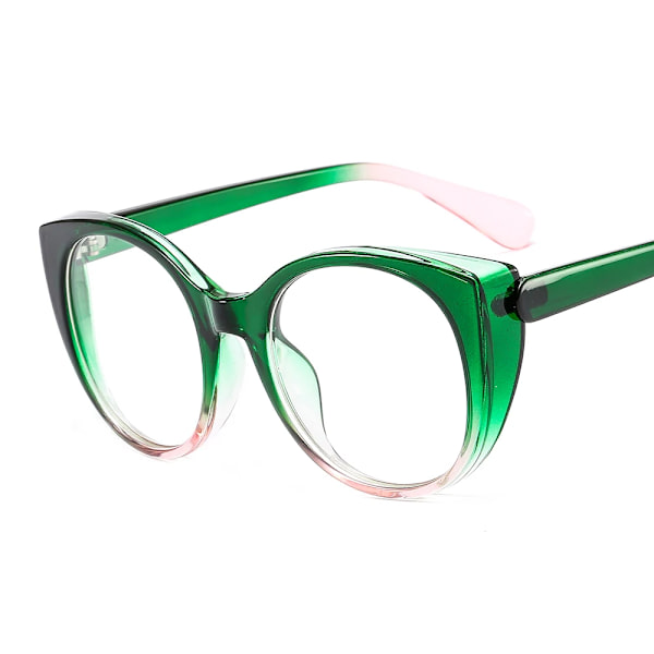 Lyxiga Cat Eye Solglasögon Dam Oversized Gradient Glasögon Retro Blue Leopard Shades lunette de soleil femme C11 green pink clear AS SHOW