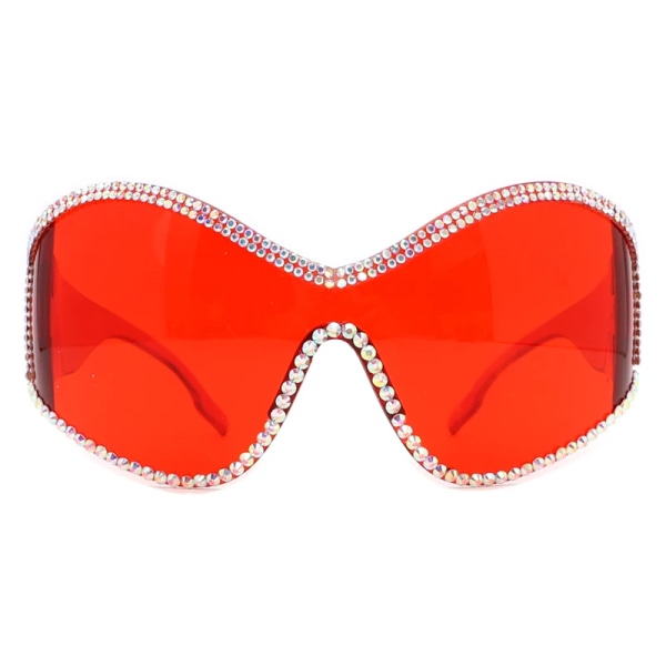 Nya Steampunk överdimensionerade solglasögon för kvinnor Trender Punk Y2k solglasögon Goggle Herr 2000-talets märkesdesigner Eyewear De Sol Oculos Style B2 As Shown