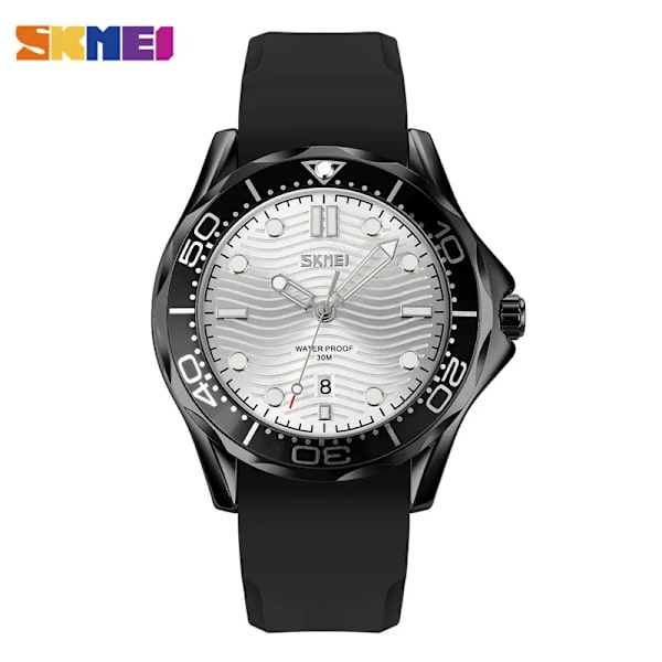 SKMEI Japan Quartz urverk Herr Klockor Three Dimensional Texture Dial Armbandsur Fashon Datum Tid Klocka Man reloj hombre 9276 color 5