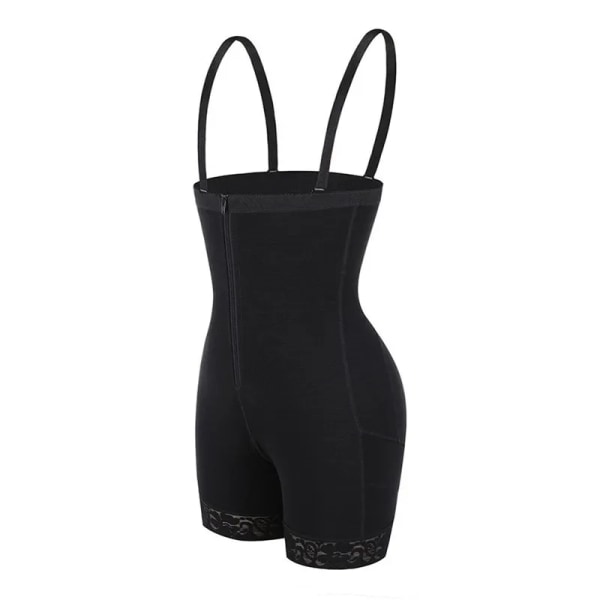 Högkompression waist trainer Helkroppsformare Underbyst bantningshölje Korsett Gördel Butt Lifter Body Kvinnor Colombianas Black YN 01 1598 XL