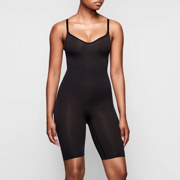 Body Shapewear Dam Shapewear Magformare Höftlyftskorsett Lår Smalare Waist trainer Reduktivt Slimmande Underkläder Black-B M
