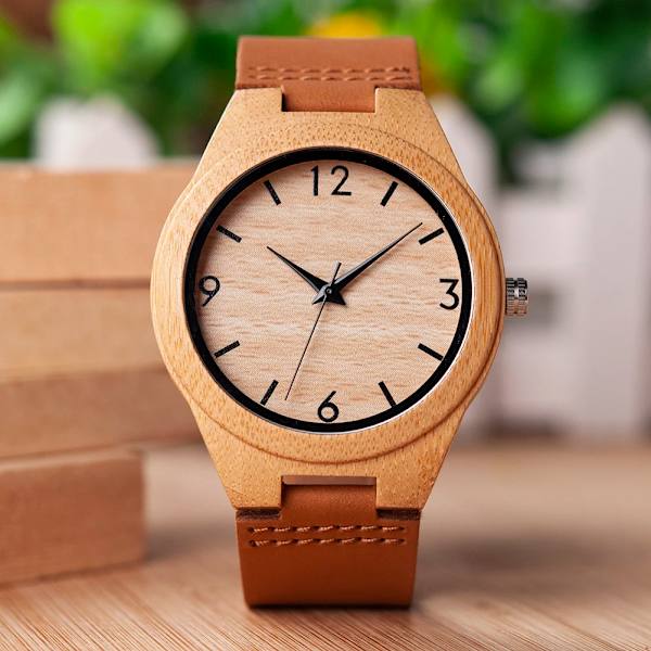 BOBO BIRD Träklockor Herr & Kvinnor Läder Nylon Silikonrem Casual Quartz Watch Presentask Förpackning Surport Drop A10-Women