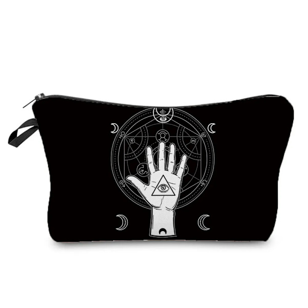 Turkish Blue Evil Eye Bärbar Kvinnor Reseförvaringsväska Liten toalettartiklar Organizer Kosmetisk väska Vattentät Kvinnlig Lucky Makeup Bag hz2705