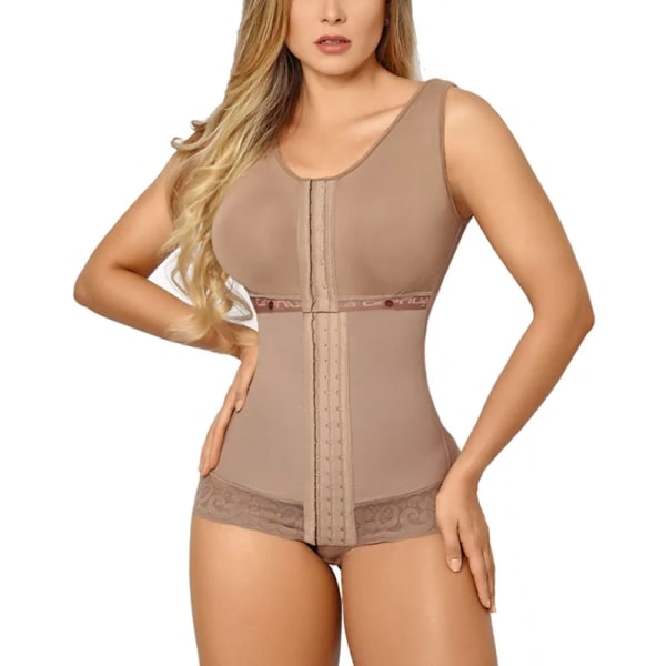 Kvinnor Butt Lifter Skims Shapewear och midja BH för klänningar Viktminskning Magekontroll Bbl Shorts Waist trainer Slimming Shaper Tan XXXL