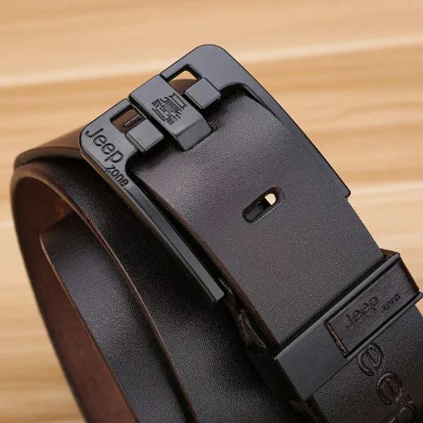 Lyxmärke Designer Bälte Herr Mode Äkta Läder Midjerem Legering Nål Spänne Herrbälte Cummerbunds Ceinture Homme 2022 JeepzeroHKBrown 100cm