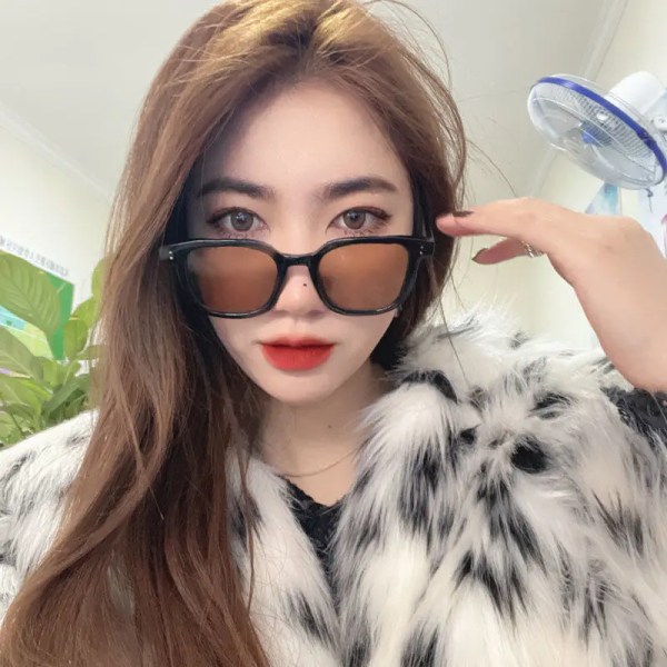 HARKO mode rektangel Vintage solglasögon design retro solglasögon kvinnlig populär glasögon man koreansk stil Casual glasögon C3