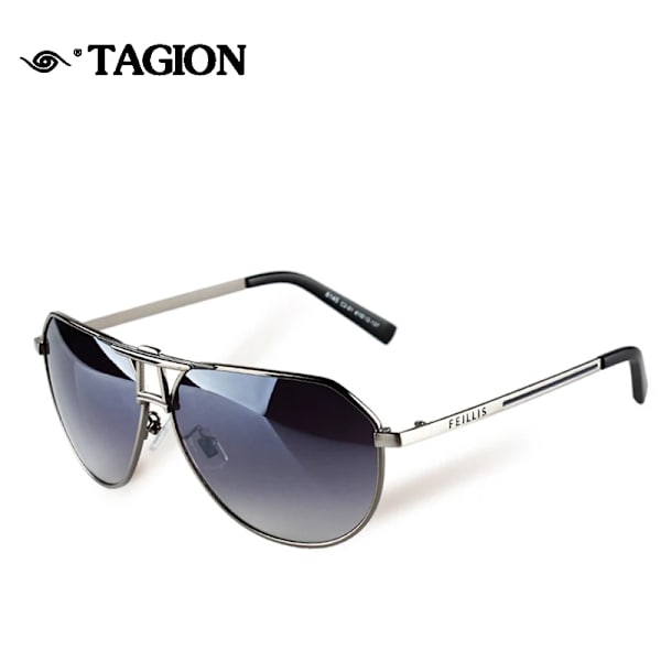 2023 New Fashion Style Solglasögon Herr Märke Designer Oculos Gafas Mujer Legering Solglasögon Gentleman Herr Glasögon 6145A 6140 2-01 Black