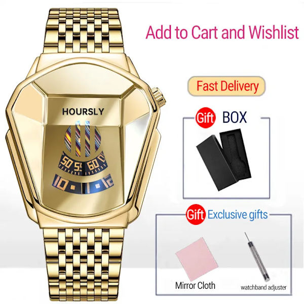 Lyx TIMMAR Varumärke Trend Cool watch Rostfritt stål Teknik Mode watch för män 2022 Relogio Masculino mesh GE