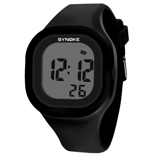 SYNOKE Män Digitala Armbandsur Sport LED Väckarklocka 50M Vattentät Timer Dam Elektronisk Watch Relogio Masculino Green