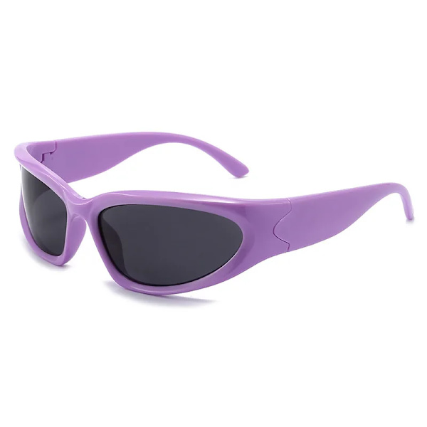 Nya Y2K Sports Punk Solglasögon Dam Designer Square Goggle Herr Lyxmärke Solglasögon UV400 Färgglada spegel Modeglasögon C11 As shown in the figu