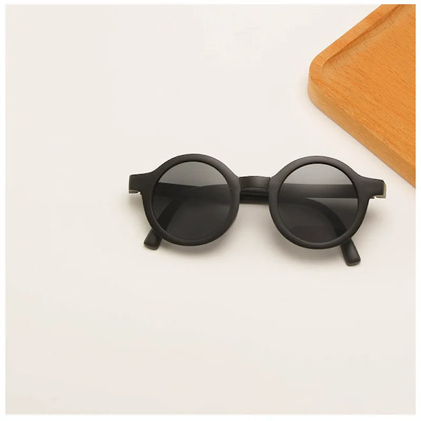 Classic Ins Vikbara solglasögon Barn Märkesdesigner Rosa Rund Ram Solglasögon Flickor Pojkar Lentes UV400 GAFAS Sol Mujer c5 1-8 years old