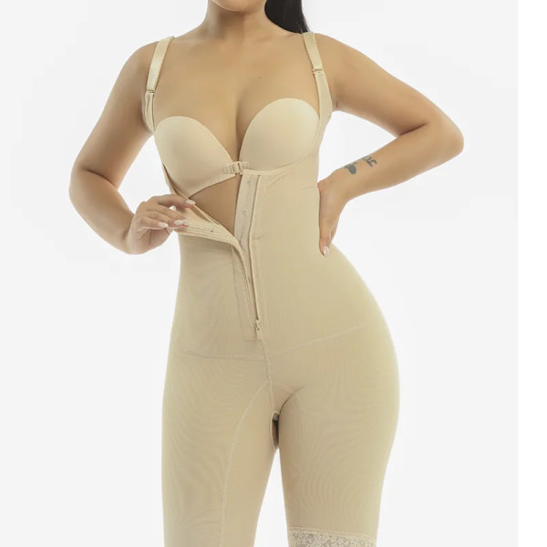 Kvinnors magkontroll Shapewear Waist trainer Slimmimg Korsett Rumplyftande Helkroppsformare Postpartum Seamless Shaping Trosor Skin 4XL