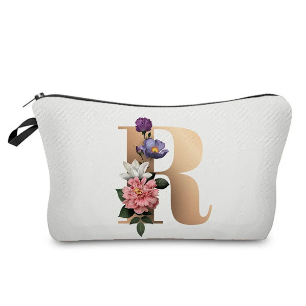 Brudtärna Sminkväskor Brev Print Kosmetikväskor Bröllopsfest Sminkväska Toalettartiklar Organizer Dam Clutch Presenter hz3196