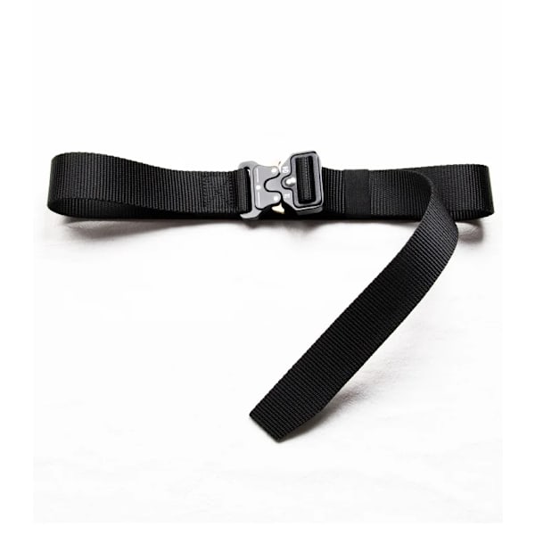 Bälte Män Utomhus Jakt Metall Taktiskt bälte Multifunktionslegering Spänne Högkvalitativ Marine Corps Canvas Bälte för kvinnor 3.8cm Black 100cm