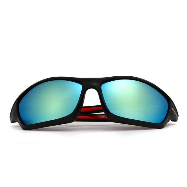 Solglasögon Utomhuscykling Sportglasögon Färgglada linser MTB UV400 Cykelsolglasögon för män Cykelglas Körning Polariserad color