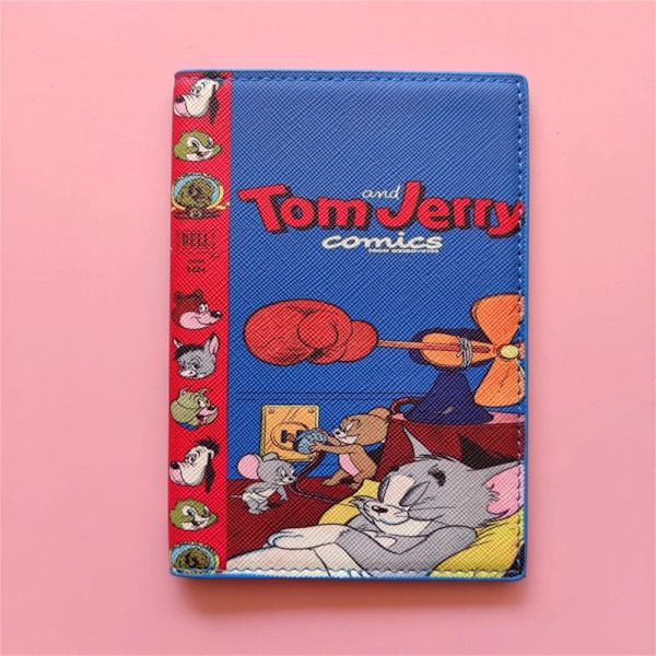 Tecknad Kalle Anka Cover för pojkar Case för barn Söt korthållare Cover Nya presenter passport cover(.1150)
