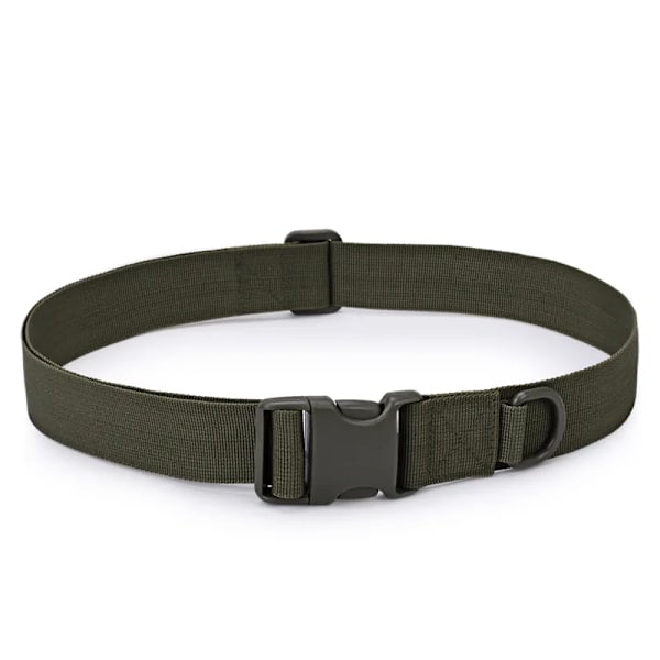 Taktiskt bälte Quick Release Army Style Stridsbälten Svart Herr Nylon Militär midjeband Utomhus Jakt Sporttillbehör 125cm Style 2 Army Green 125cm