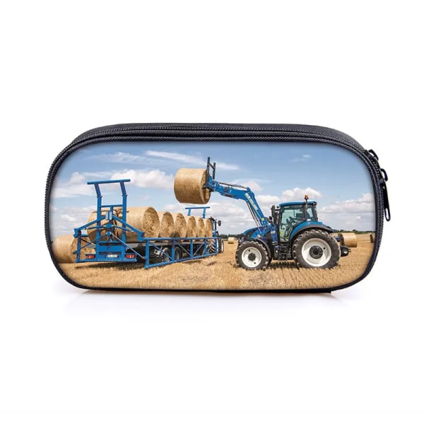 Farm Tractor Print Kosmetisk case Pennväska Pojkar Flickor Stationär väska Barn Case Barn Pennlåda Skolmaterial Väskor dqbbftractor01cw
