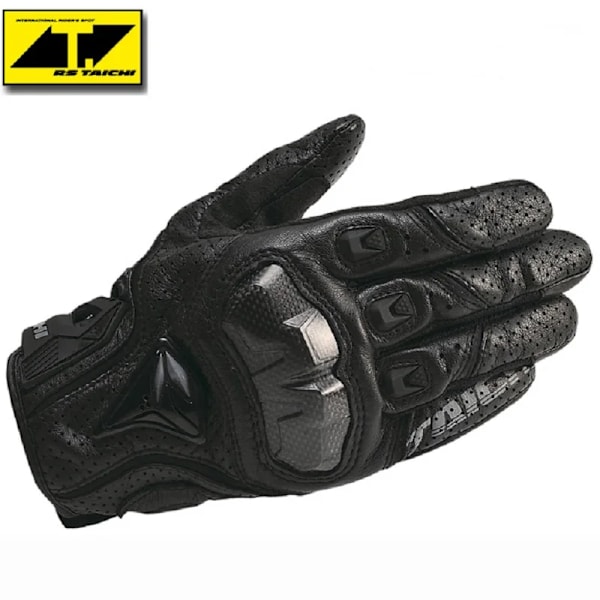 Taichi Rst390 Motorcykel Racing Kolfiber Andningsbara Handskar Off-Road Motorcykel Racing Perforerade Läder Skyddshandskar Red M
