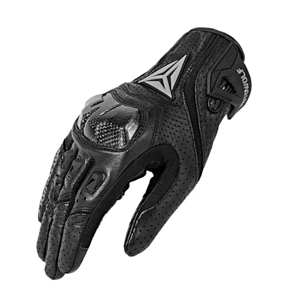 De senaste Rs Taichi Rst390 Armed Läder Mesh Handskar Motorcykelhandskar Motocross Knight Handskar black M