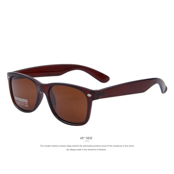 MERRYS Polarized Solglasögon för män Klassiska män Retro Rivet Shades Brand Designer Solglasögon UV400 S683 C09