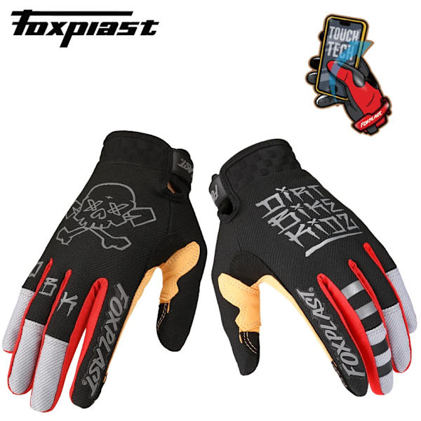 2022 Foxplast Cykelhandskar ATV MTB BMX Off Road Motorcykelhandskar Mountainbike Cykelhandskar Motocross Bike Racing Handskar Motocross Gloves 4 L