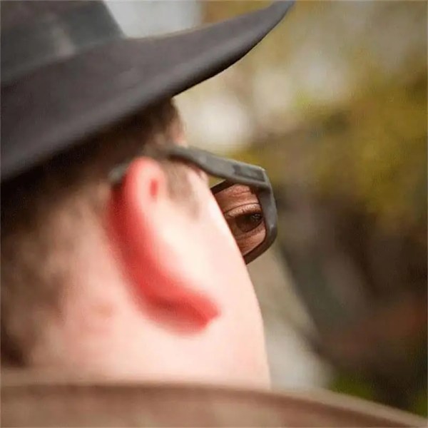 Antispårglasögon Unisex Black Square Spy Bakifrån Solglasögon Självskydd Safey Eyewear Spegel Sidoändar Vy bakom dig black black as picture