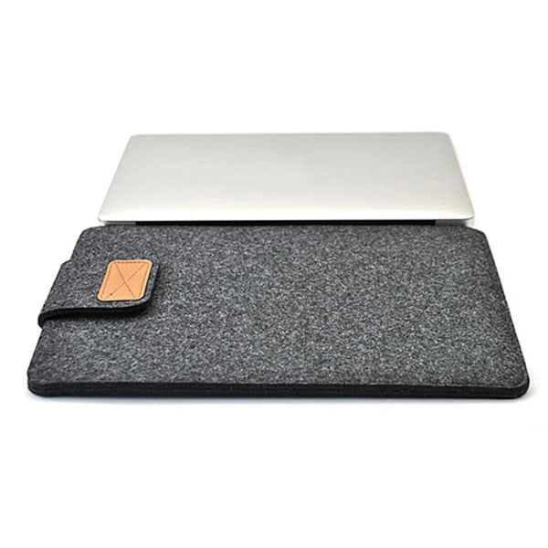 anti-scratch filtskyddsväska för Macbook Airs 13 Pro Retina 12 15 Case för Macbook nya Air 13 A1932 Stand Cover A2159 Black 13inch