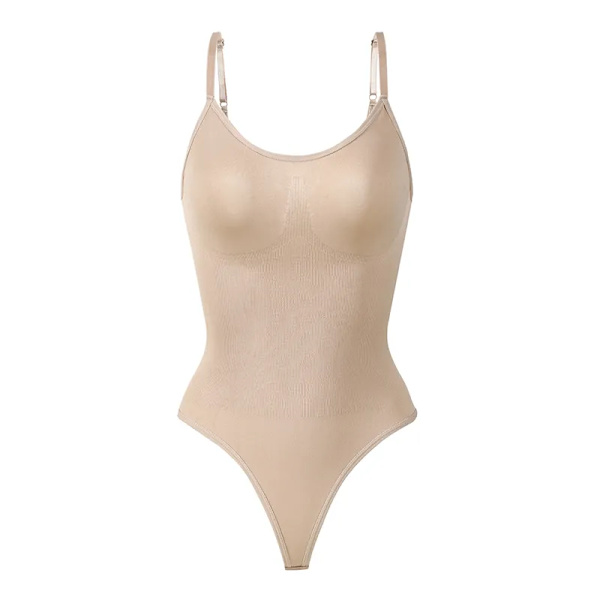 Seamless Shapewear Body Kvinnor Magkontroll Kroppsformare Fajas Colombianas Waist trainer Dam Sexig String Smalning Underkläder Skin L