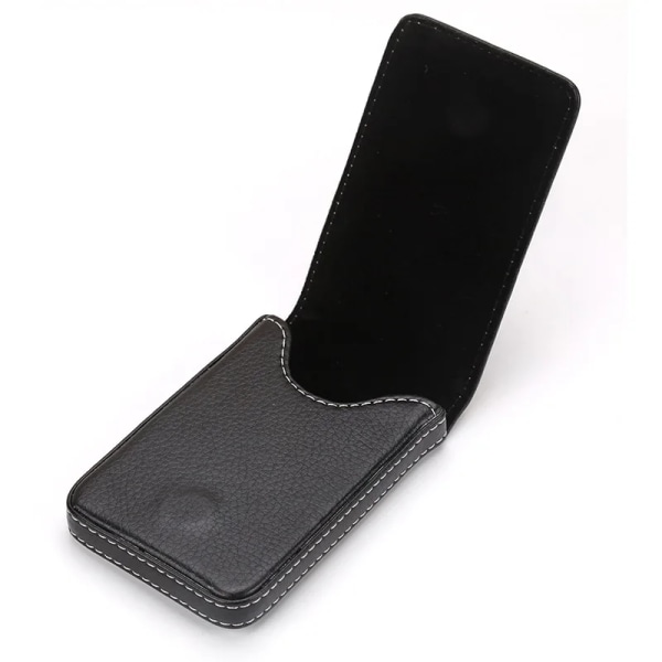 Ny visitkortshållare Herr Kort ID-hållare Magnetisk attraktivt case Box Miniplånbok Man Kreditkortsinnehavare Organizer Black