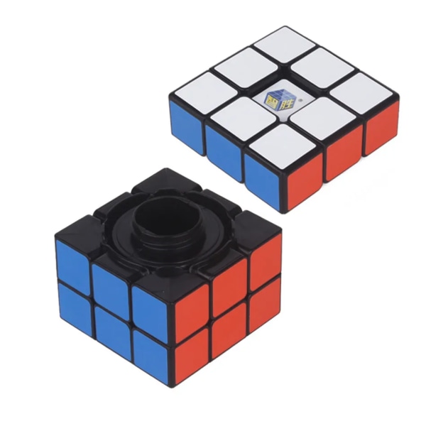 YUXIN Professtional 3x3x3 skattlåda Magic Cube Speed ​​Puzzle 3x3 Surprise Cube Pedagogiska leksaker Presenter 66mm Black