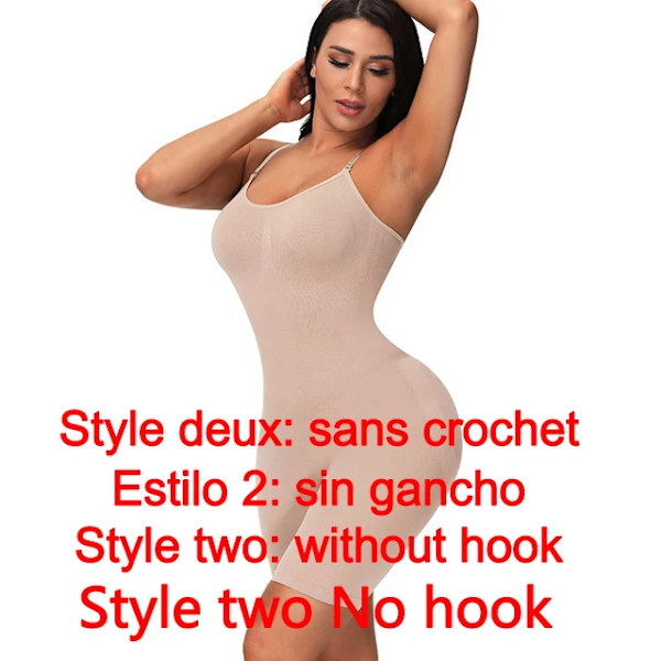 Colombianskt gördel för kvinnor modelleringsbälte 3-bröst Fajas BH Shaper Spets Slimming Shorts Bodyshaper Hemmakläder Waist trainer Plus style 2 skin 4XL