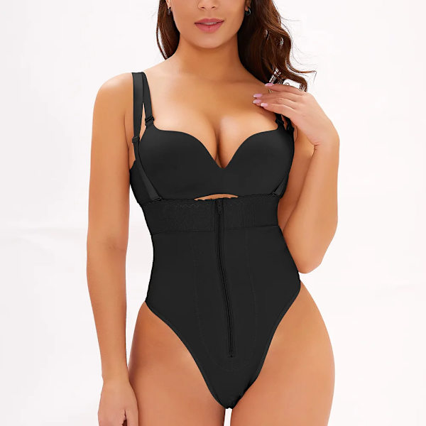 Waist trainer Body Shapewear Kvinnor Hög midja Mage Rumplyftare Shaper Kroppsbantning Slida Kvinna Platt mage faja Korsett black 4XL