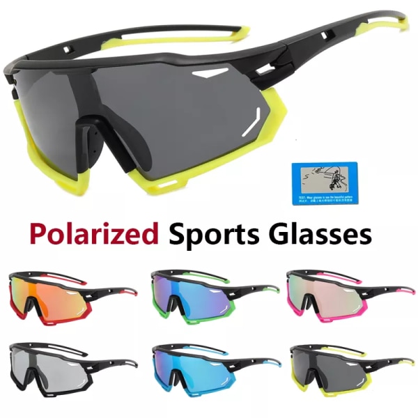 Polariserade sportglasögon fotokromatiska cykelglasögon för män och damer MTB cykling UV400 Solglasögon Road Goggles Cykelglasögon S4