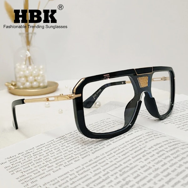 2022 New Retro Double Bridges Herr Solglasögon Mode Svarta Klara Glasögon Trending Hollow Leopard Blå Solglasögon Män Kvinnor Shad C06 Wine Red Sunglasses