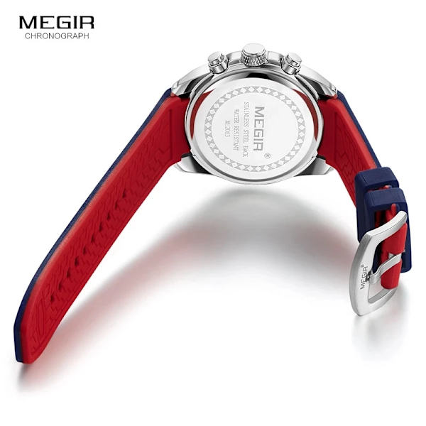 MEGIR Sport Chronograph Quartz klockor Blue