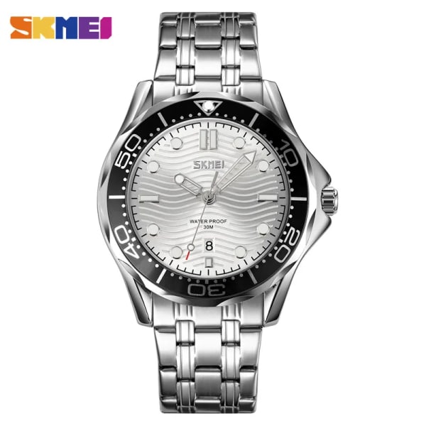 SKMEI Japan Quartz urverk Herr Klockor Three Dimensional Texture Dial Armbandsur Fashon Datum Tid Klocka Man reloj hombre 9276 color 2