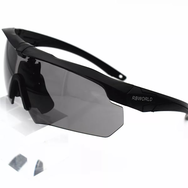 Tr90 Military Goggles 3 lins Solglasögon Skottsäkra Army taktiska Glasögon skytte Glasögon MTB Cykling 1 Polarized 2 PC(.290)