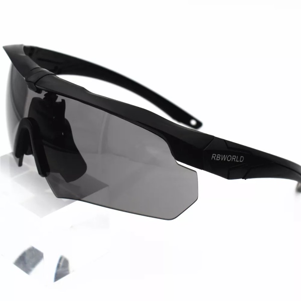 Tr90 Military Goggles 3 lins Solglasögon Skottsäkra Army taktiska Glasögon skytte Glasögon MTB Cykling 1 Polarized 2 PC(.291)