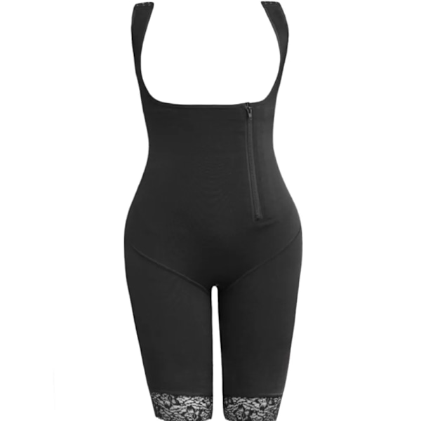 waist trainer binder kropp magformare korsett modellering rem shapewear rumplyftare reduktiv remsa korrigering hållning reducerande black XL