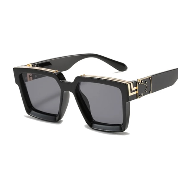 Lyxiga fyrkantiga solglasögon Kvinna Märke Designer Spegel Rese Solglasögon Godis Färger Mode Gradient Körning Oculos De Sol Leopard as picture