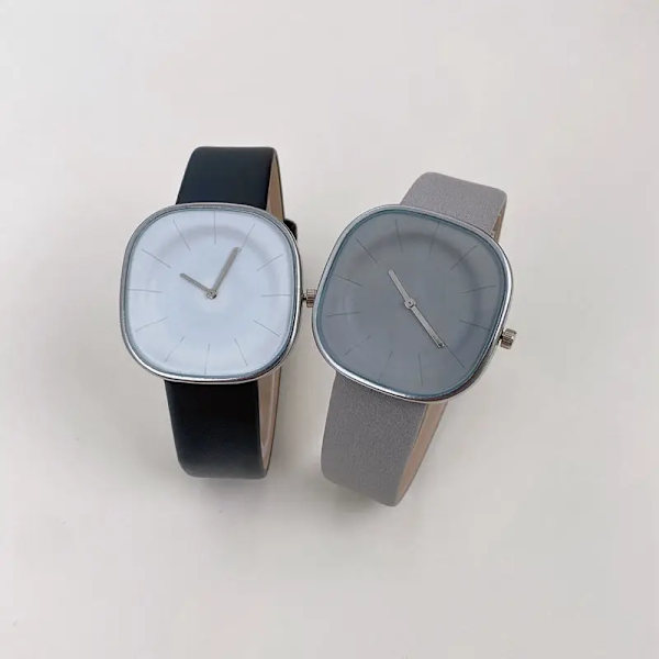 Premium Square Watch Dam Enkel Design Mode All-match Watch Damklockor för kvinnor Quartz Damklockor Femme Luxury khaki 2