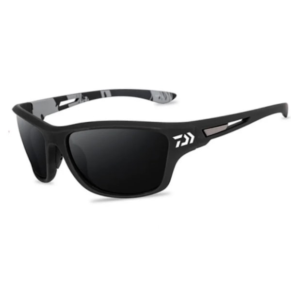 DAIWA Polarized Fishing Solglasögon för män Fiske Köra Cykling UV-skyddsglasögon Sport Solglasögon UV400 No box-black