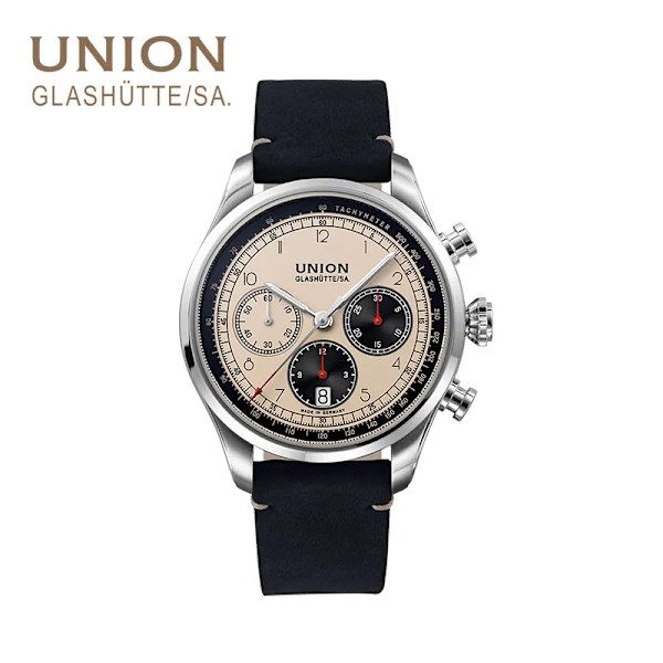 UNION GLASHUTTESA Klockor för män med watch Watch män Vattentäta herrklockor Lyxig originalklocka red