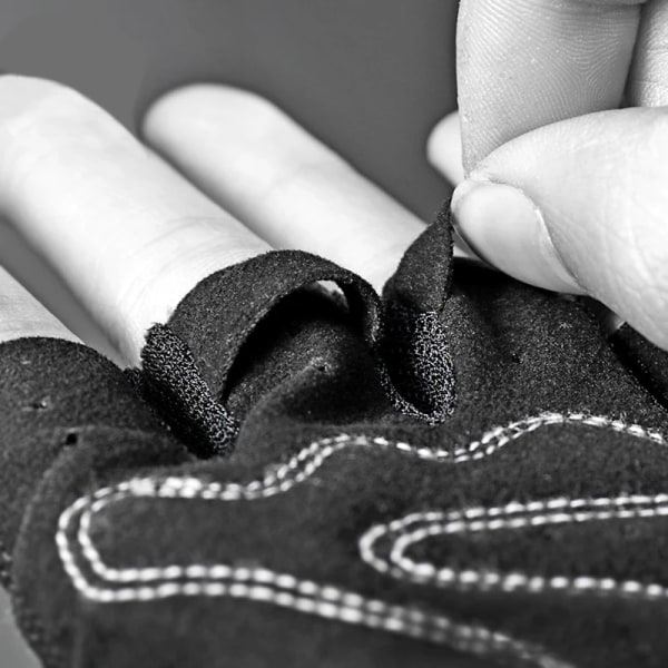 ROCKBROS Half Finger MTB Cykelhandskar Andas landsvägscykelhandskar i nylon Tunna Lätt Slitstark Fingerlös Fitness Vante S202 Grey M