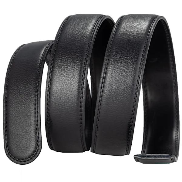 140-150 cm Ny legering automatiskt spänne bälte äkta läder man bälte Designer mode för designer ko herr bälte hög kvalitet Belt body 110cm
