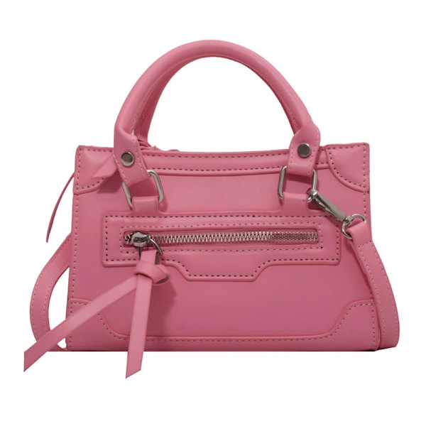 Designerväska Lyx Ny stil Handväska För Kvinna Läder Damväska Trendig Enfärgad Crossbody axelväskor Hög kvalitet Pink shoulder bag (20cmMax Length30cm)